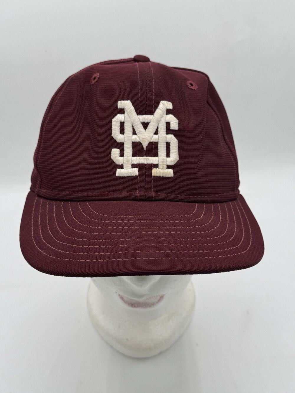 Vintage Mississippi State MSU Bulldogs New Era Pro Model Hat 7 3/8 USA Made